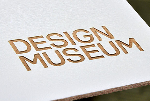 Laser cut Design Museum Laser Engraved Signage
