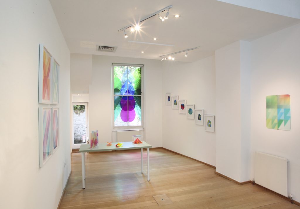 Fiona Grady exhibition pieces on display in a gallery space 