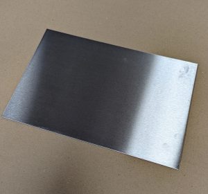 Blank stainless steel sheet